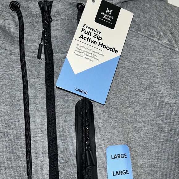 Men’s Full Zip Active Hoodie - Picture 3 of 3